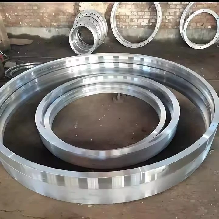 Punched Stamped Steel Flange Billet Large Diameter Carbon Steel Butt Welding Non-standard Neck Customized Special Shaped Flange manufacturers